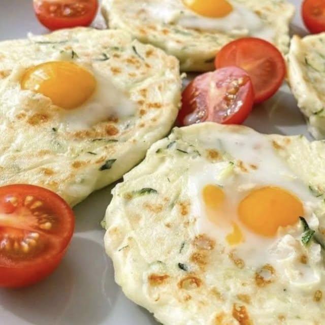 Zucchini Nests with Quail Eggs