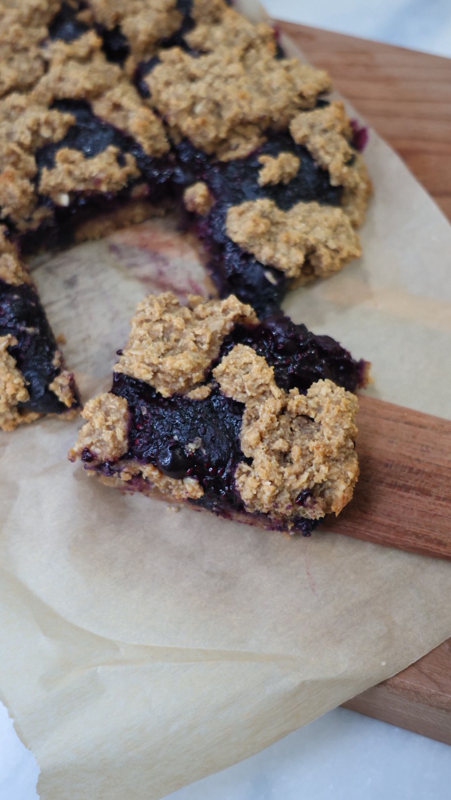 Gluten-Free Blueberry Pie Bars