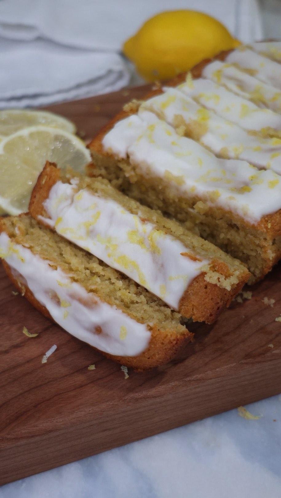 Healthy Gluten-Free Lemon Loaf Cake