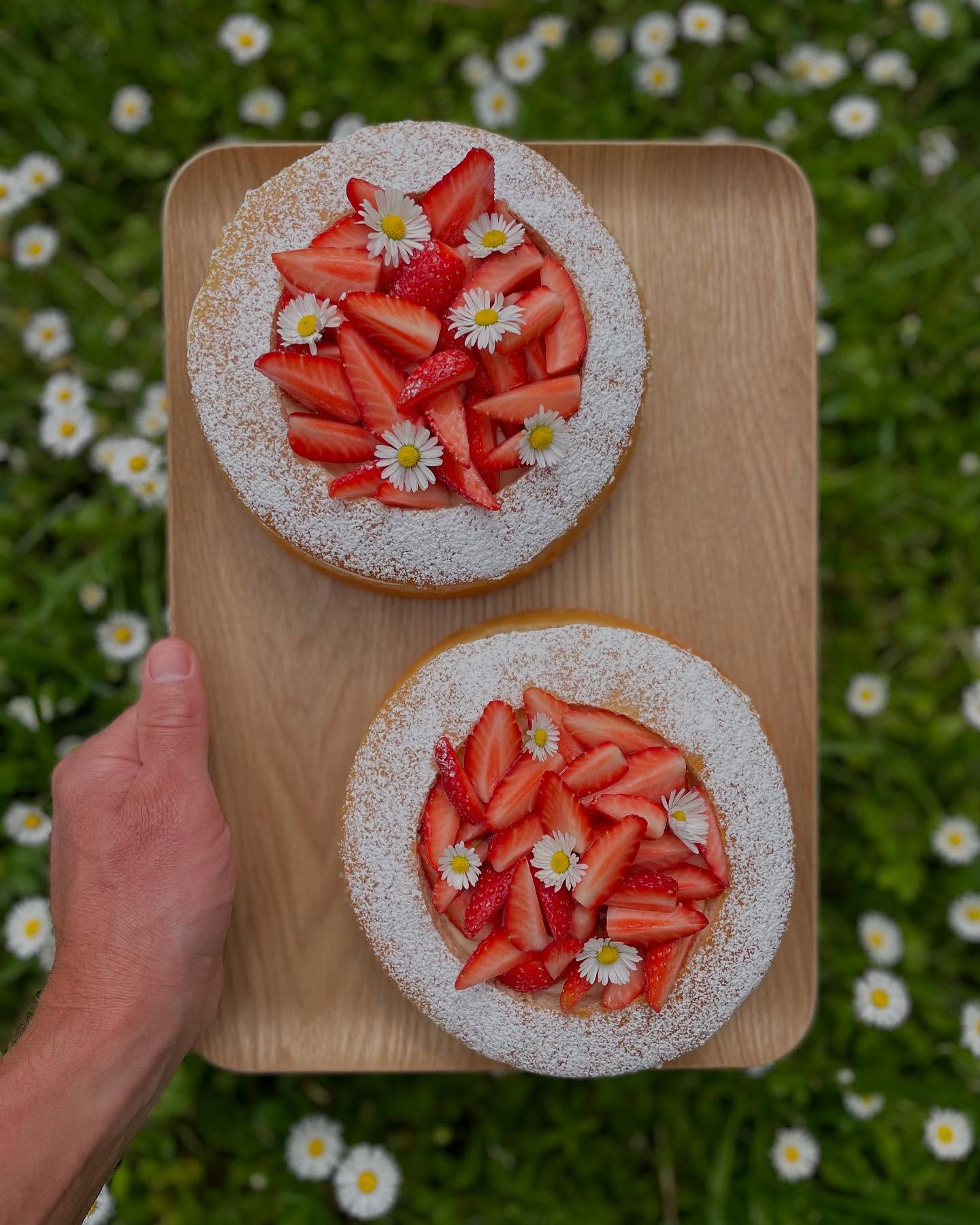 Strawberry Tropézienne Dessert
