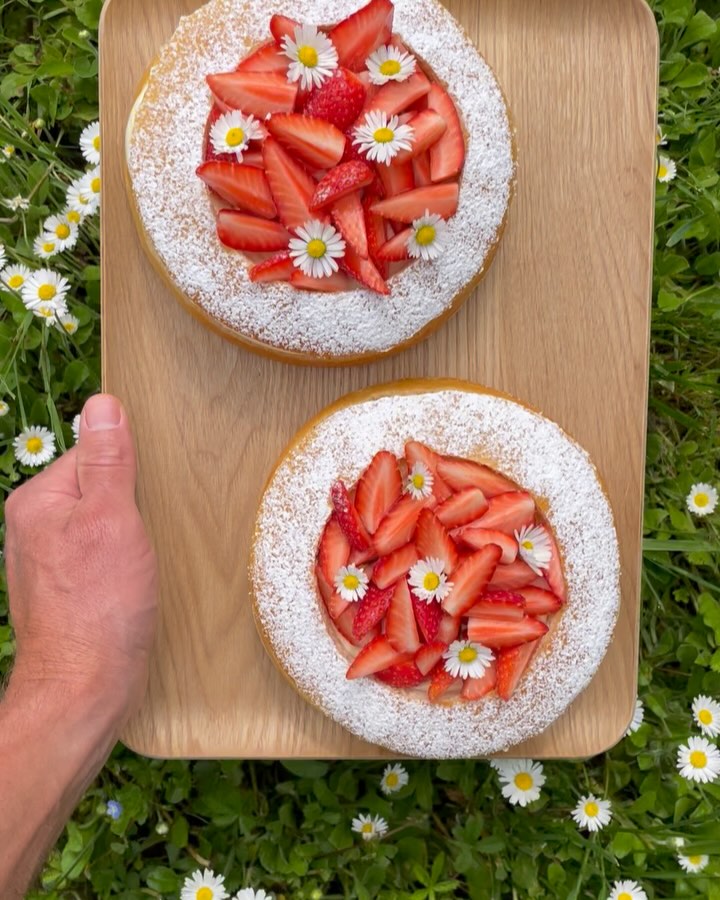 Strawberry Tropézienne Dessert