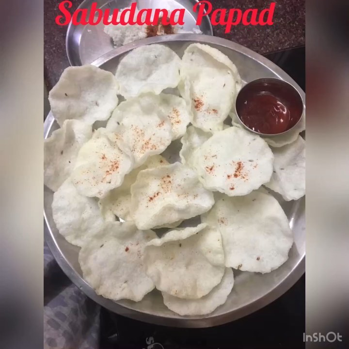 Homemade Tapioca Chips with Sabudana Papad