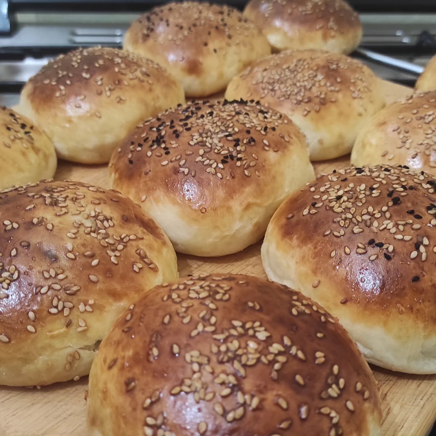 Homemade Sweet Burger Buns