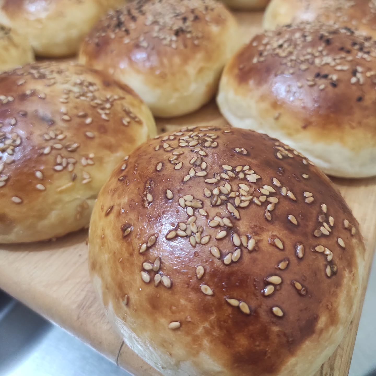 Homemade Sweet Burger Buns