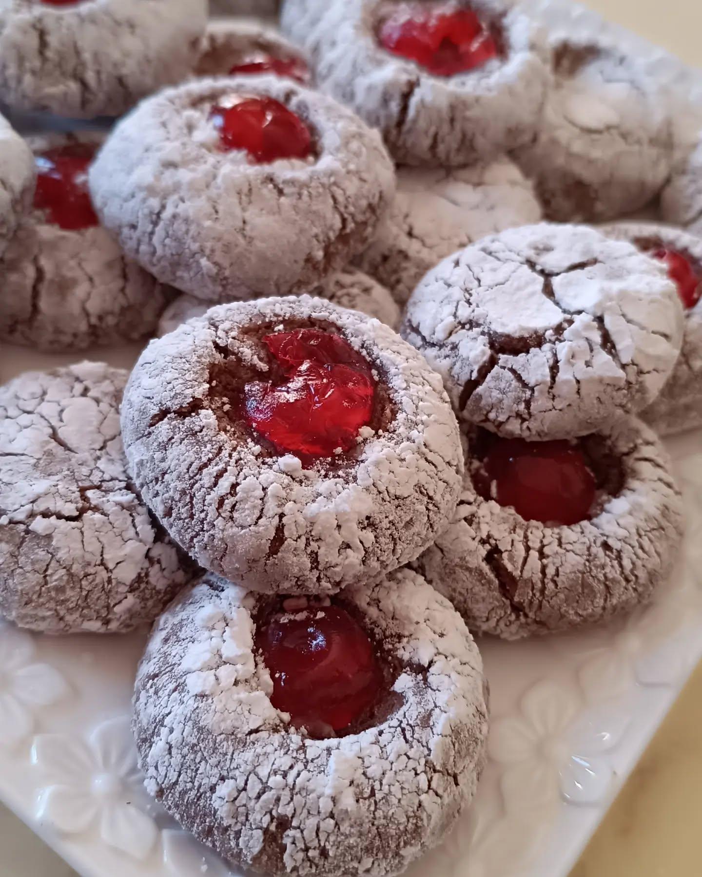 Cocoa Semolina Ghriba Cookies