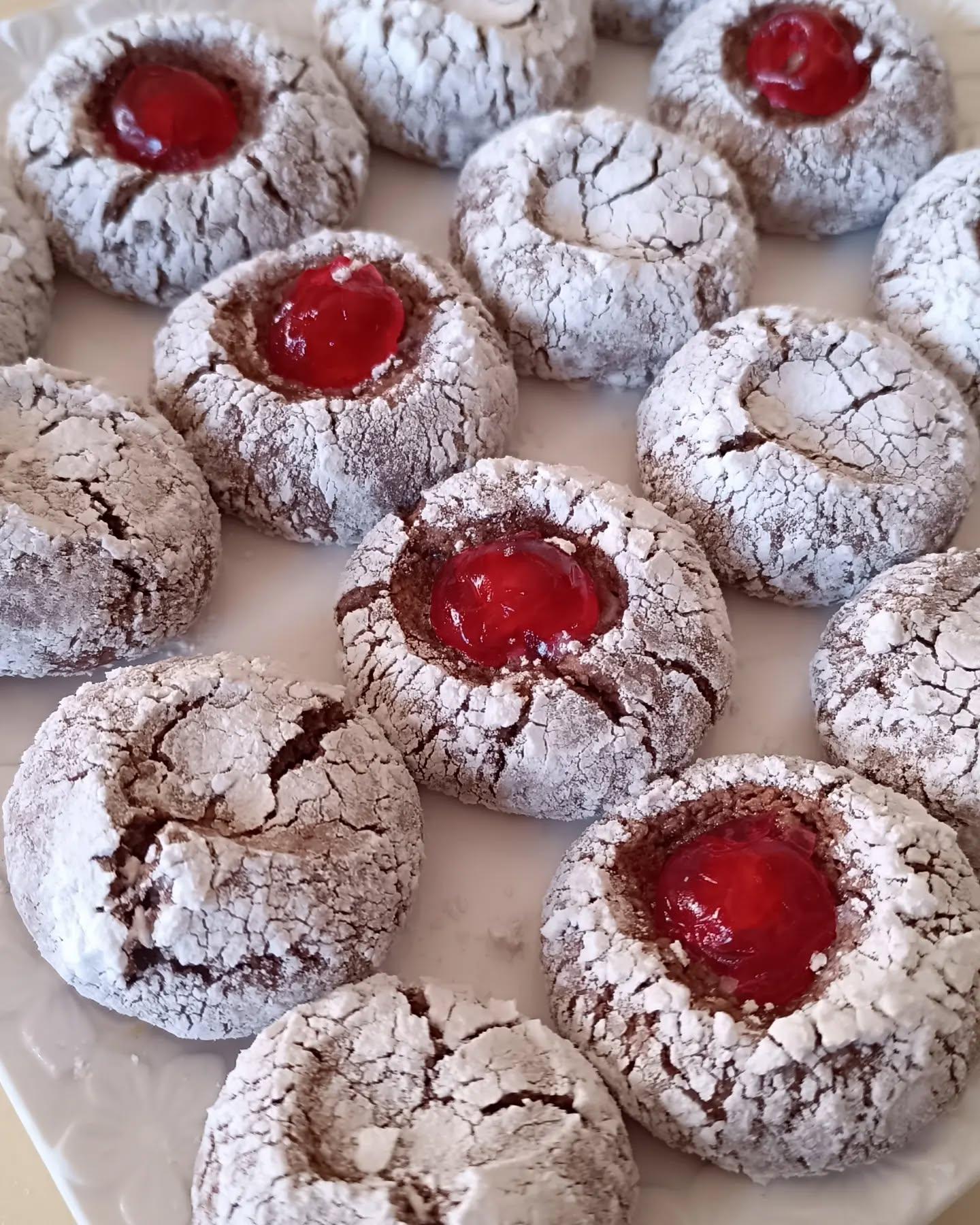 Cocoa Semolina Ghriba Cookies