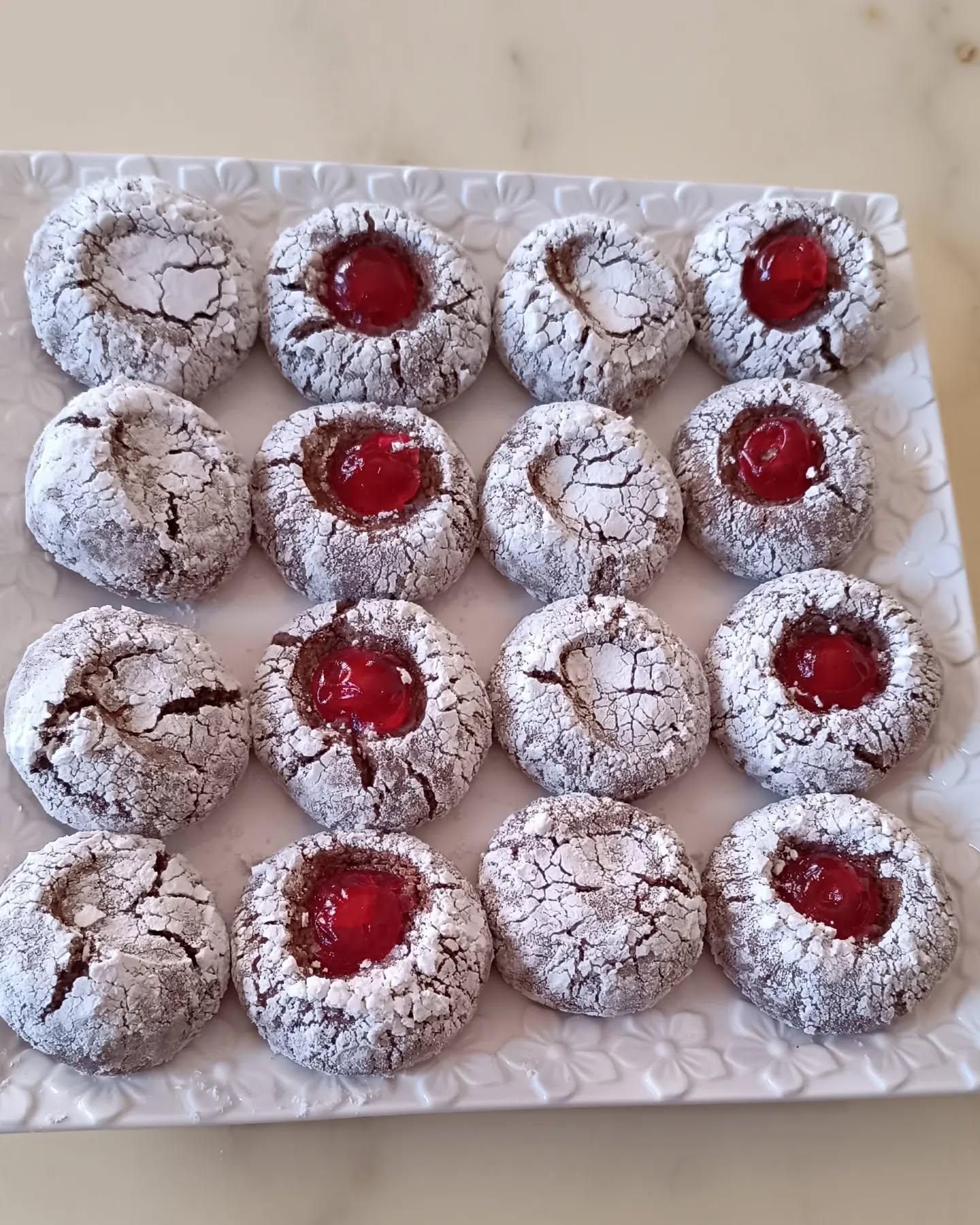 Cocoa Semolina Ghriba Cookies