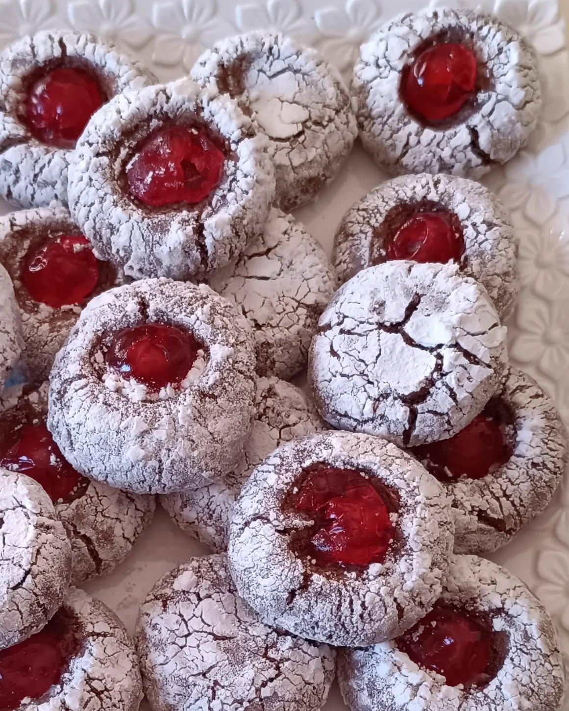 Cocoa Semolina Ghriba Cookies