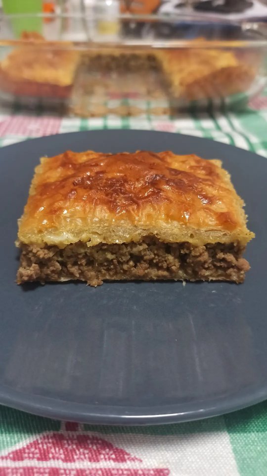 Egyptian Minced Meat Filo Pie