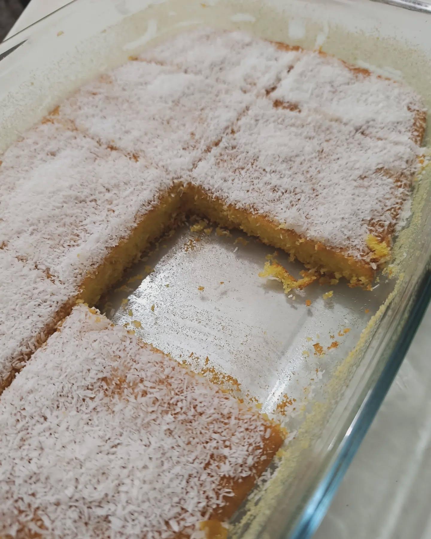 Carrot and Orange Basbousa