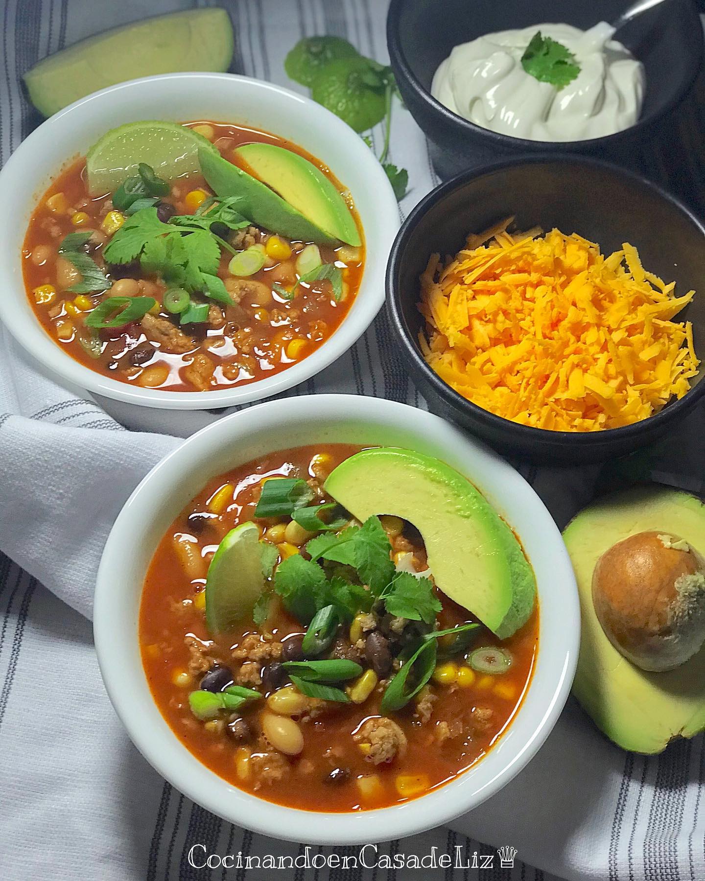 Easy Slow Cooker Taco Soup