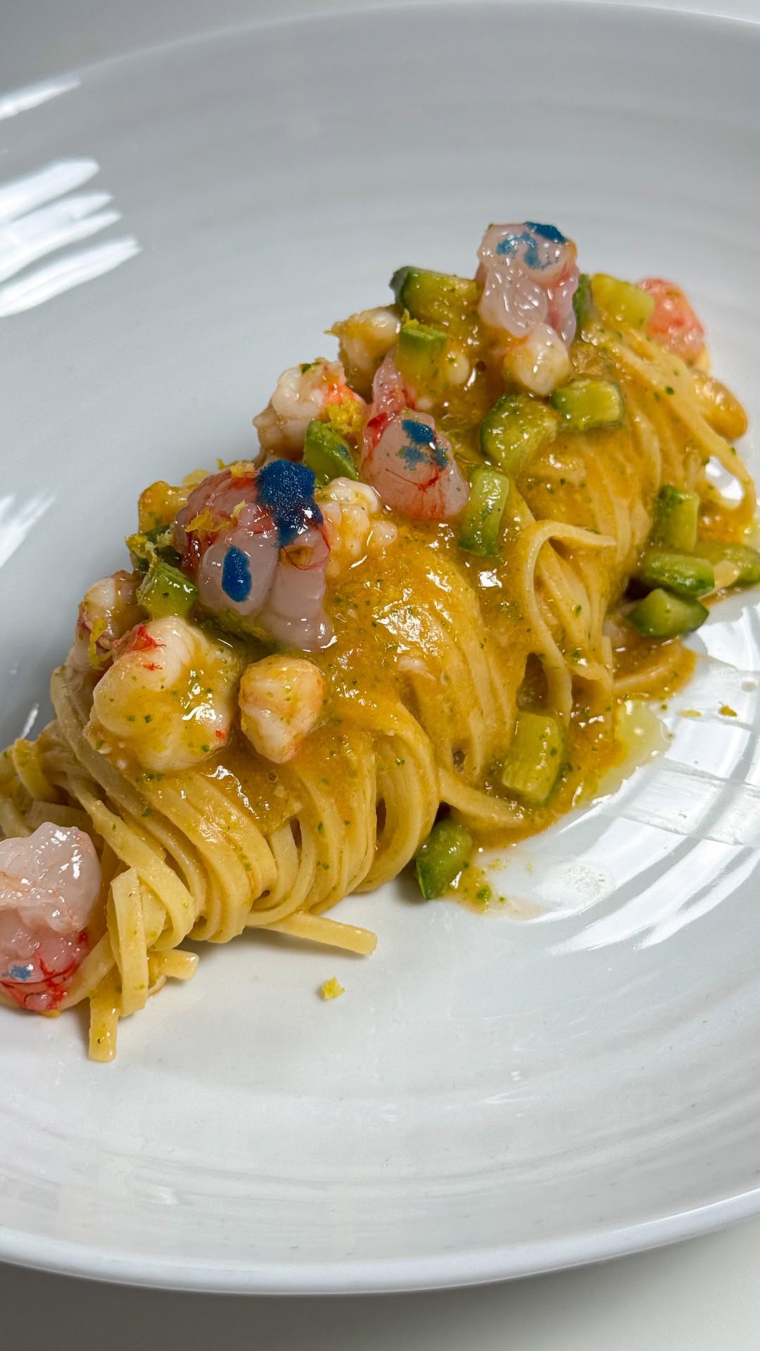 Pasta with Zucchini and Shrimp