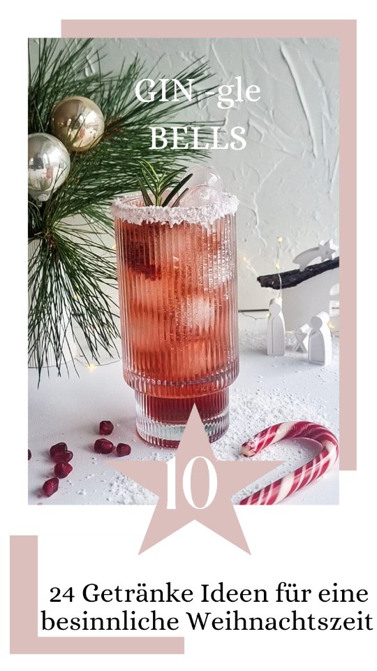 Christmas Gin with Pomegranate and Prosecco