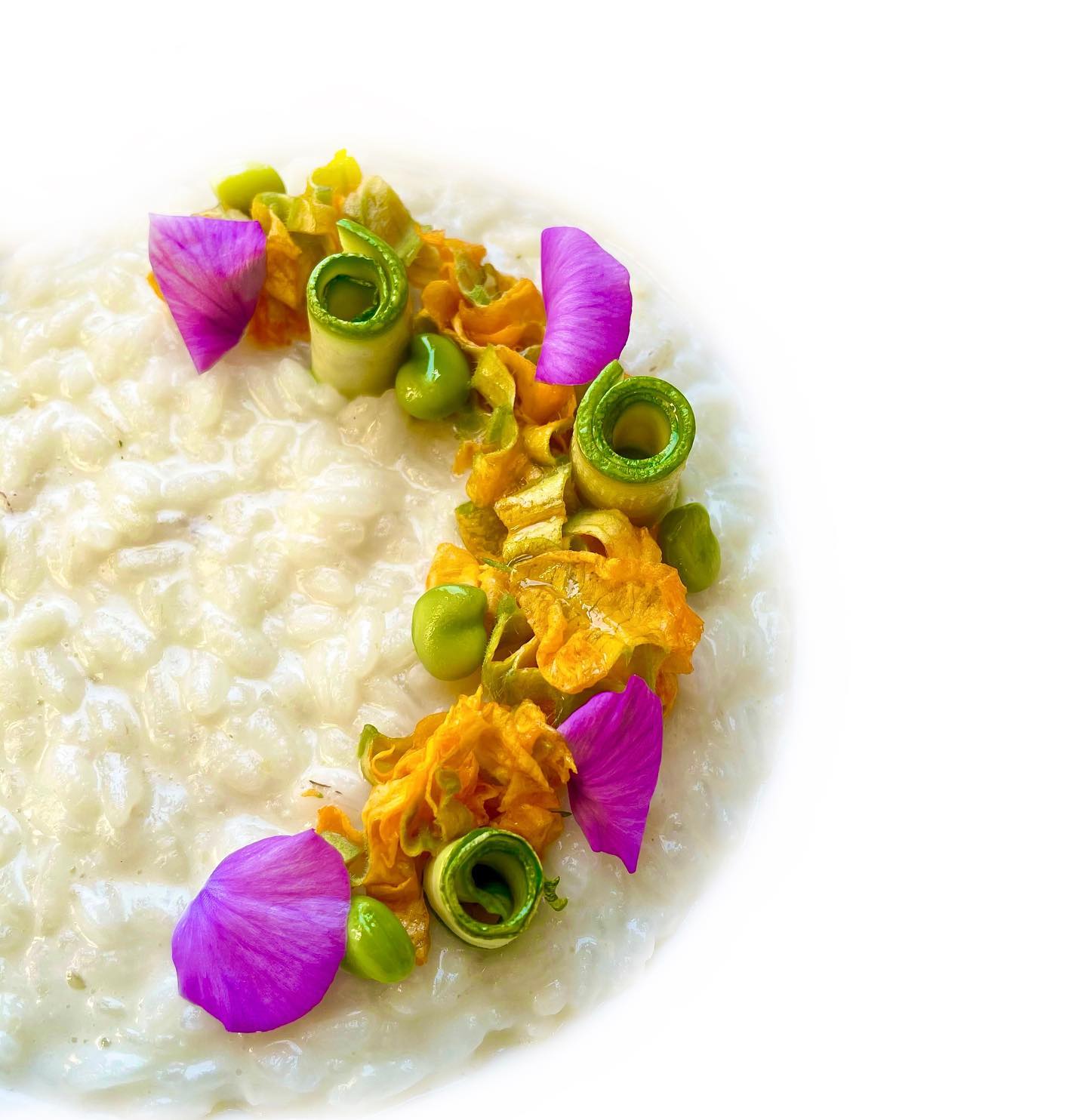 Risotto with Robiola and Spring Vegetables