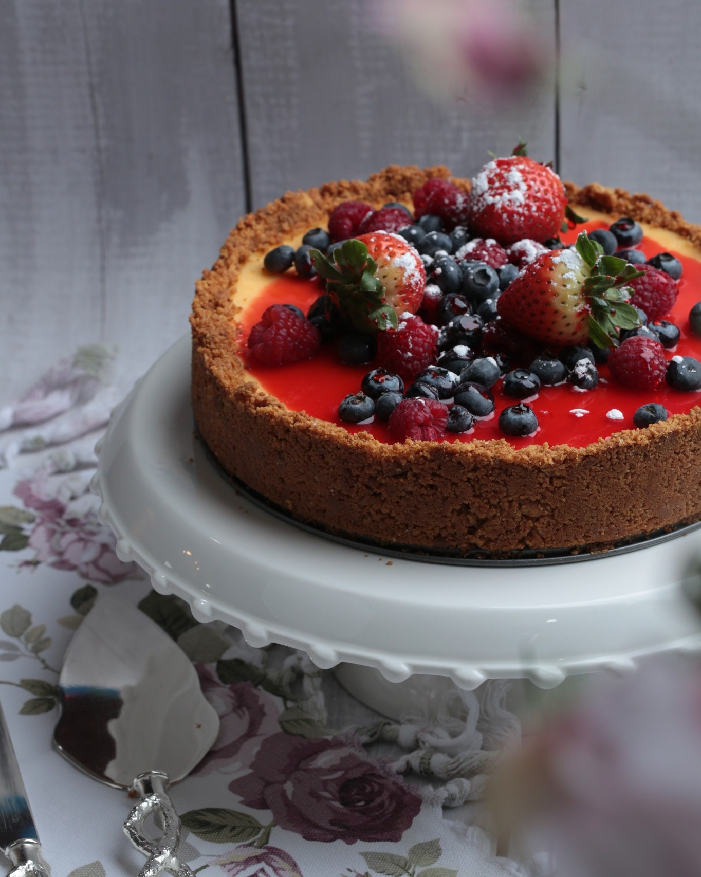 Easy Homemade Baked Cheesecake