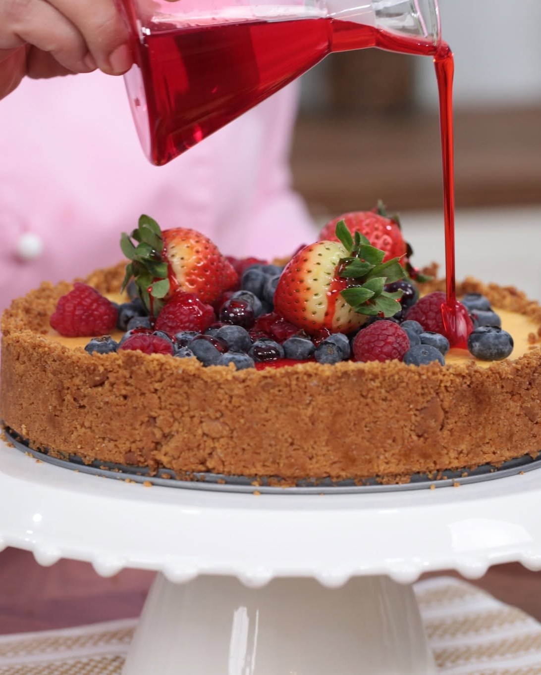 Easy Homemade Baked Cheesecake