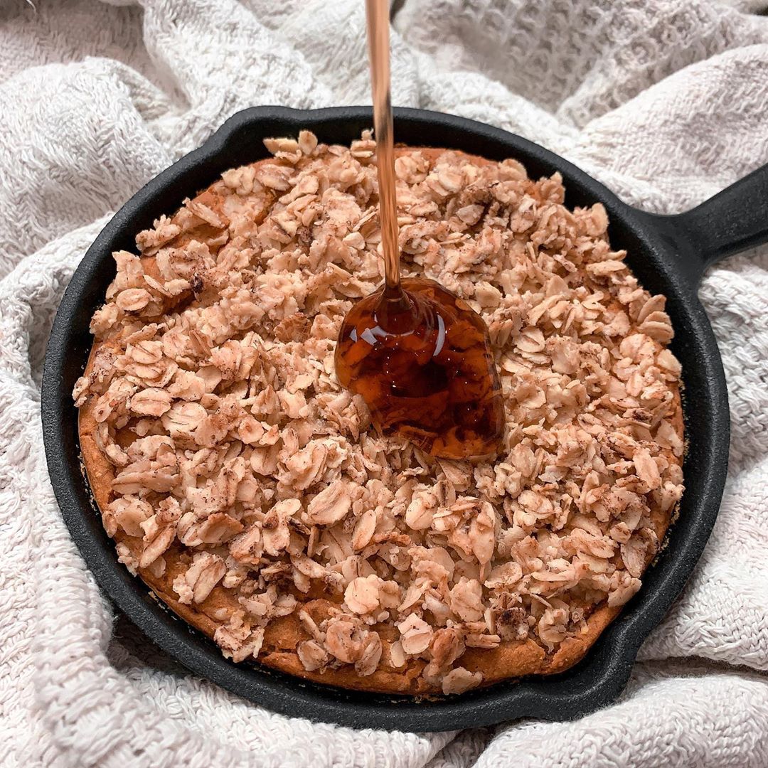 Giant Single Serve Pumpkin Strudel Protein Skillet