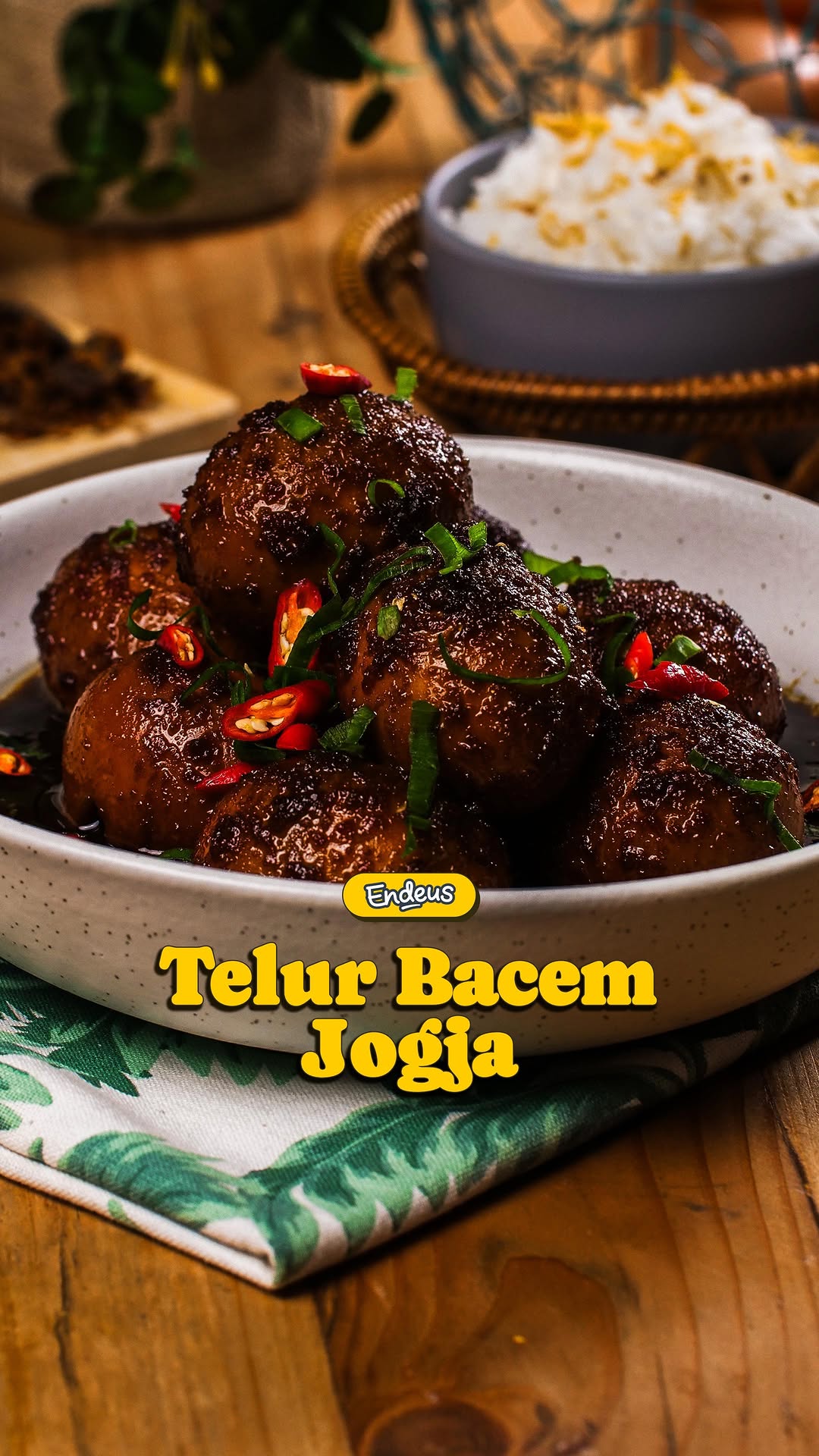 Javanese Sweet Braised Eggs