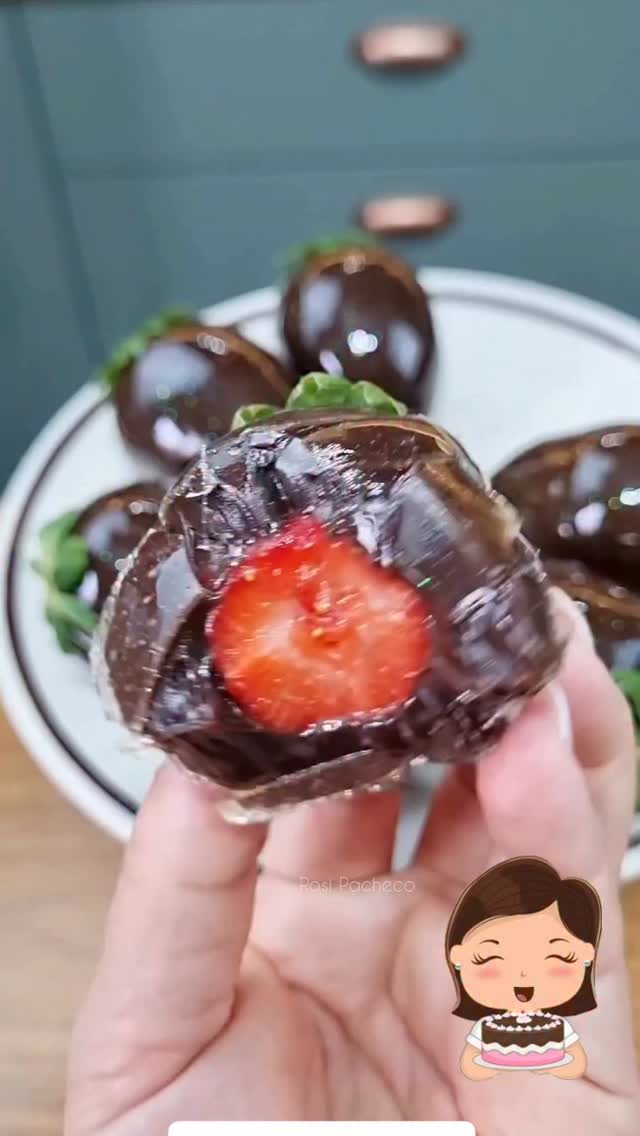 Brazilian Chocolate Strawberry Brigadeiro