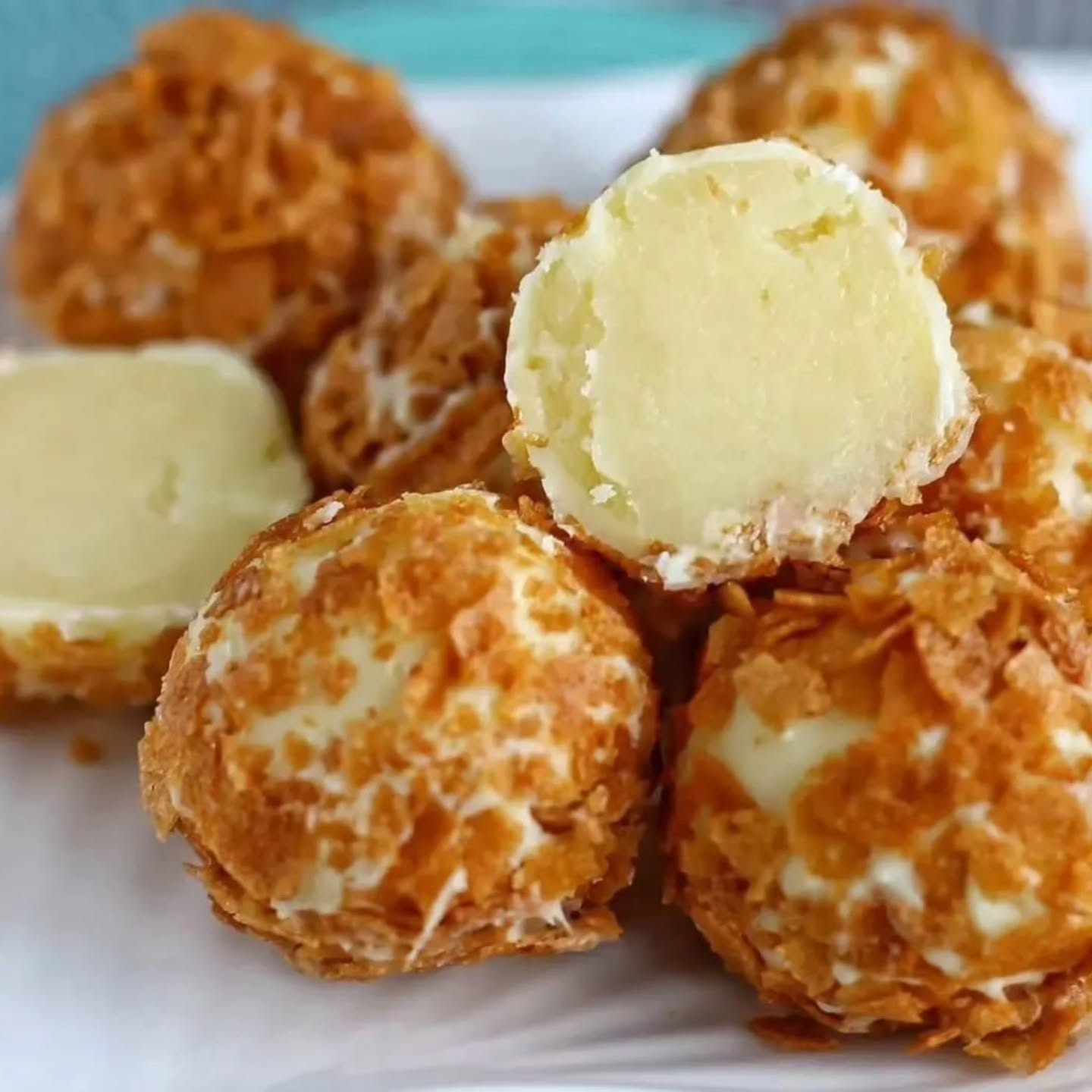 White Chocolate Brie Truffles