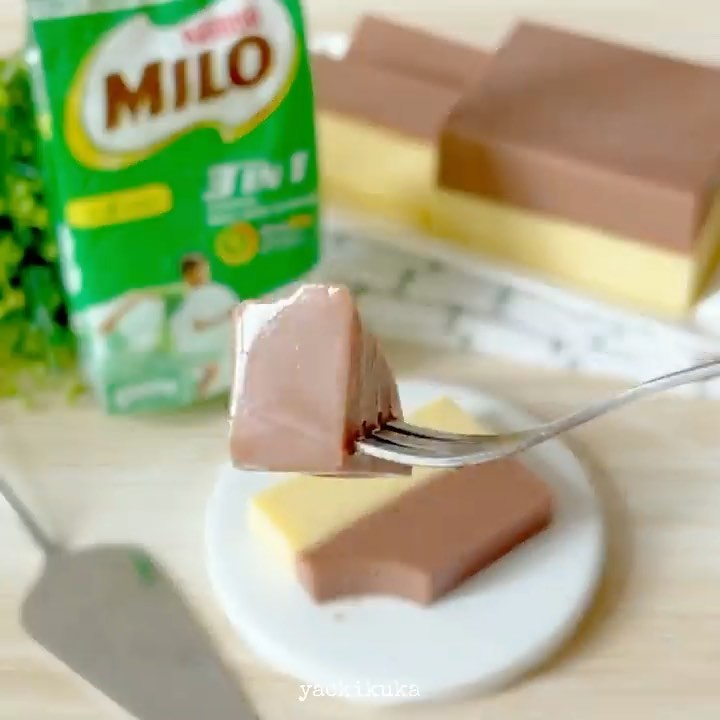 Layered Milo and Butter Pudding