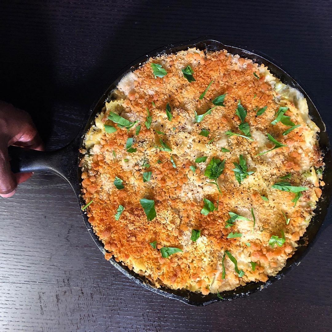 Decadent Fish-Free Tuna Casserole