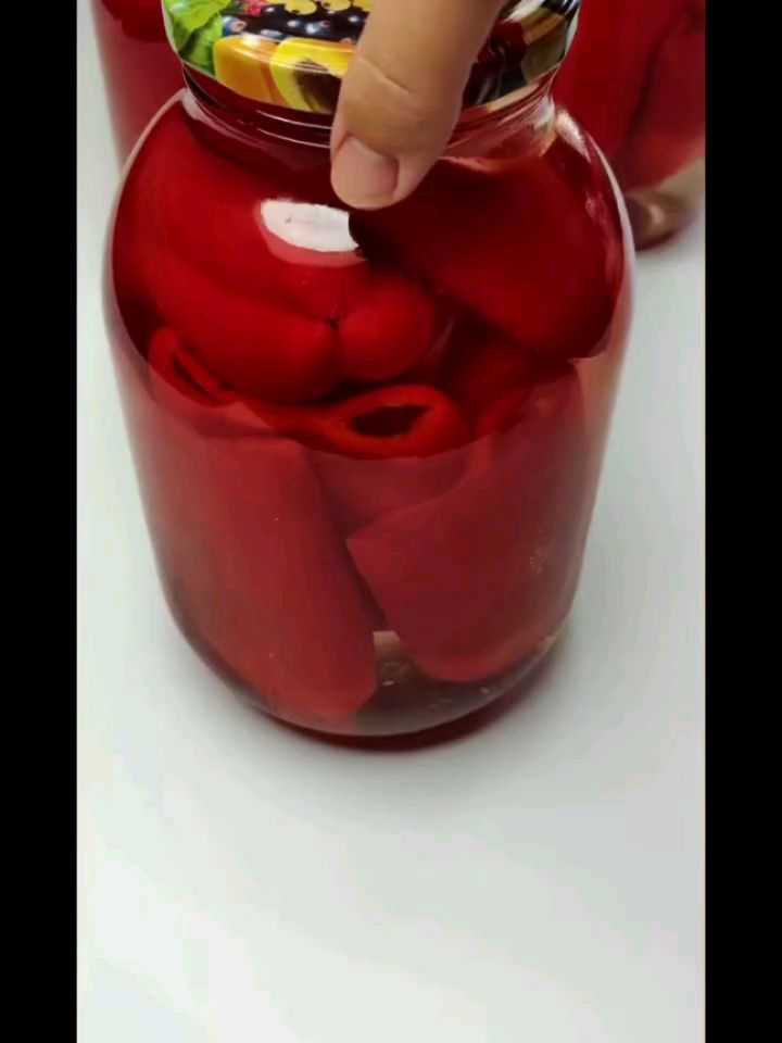 Marinated Sweet Peppers for Winter