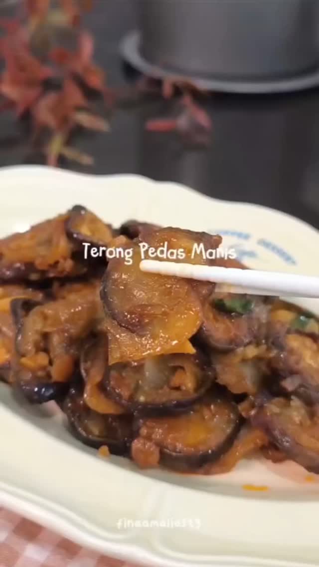 Indonesian Spicy Sweet Eggplant