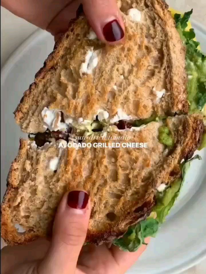 Sun-Dried Tomato Avocado Grilled Cheese