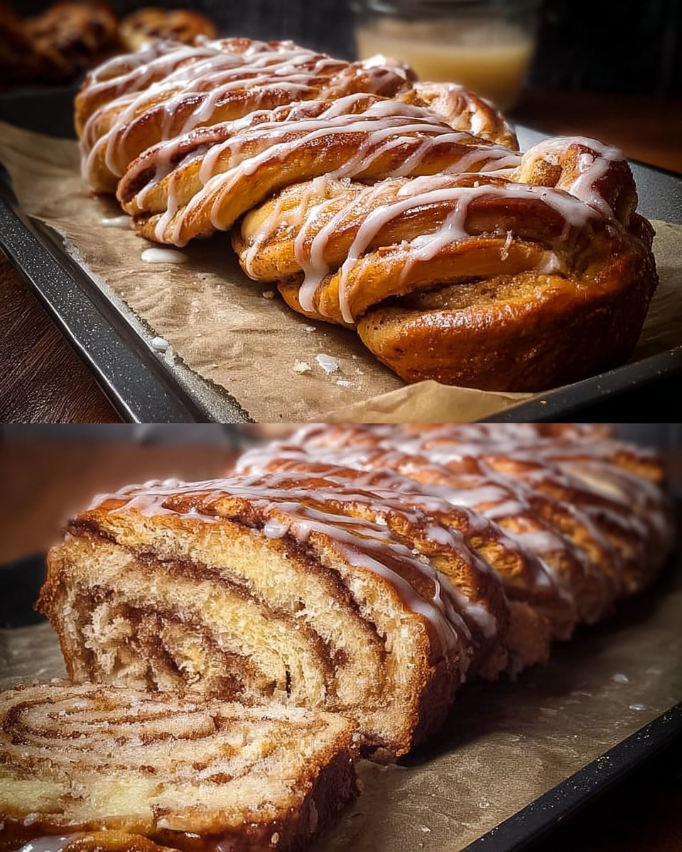 German Hazelnut Braid Bread