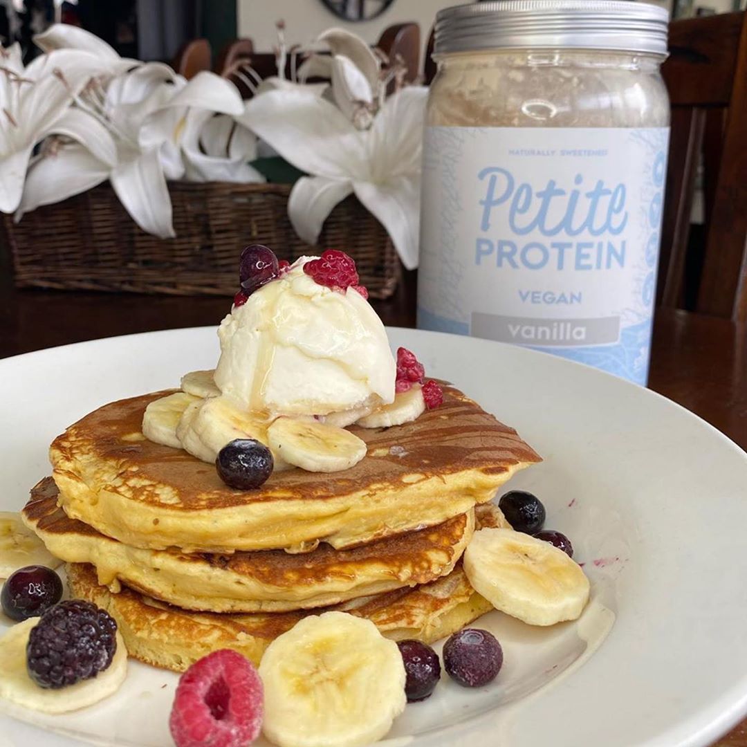 Protein Pancakes with Nutella Disks