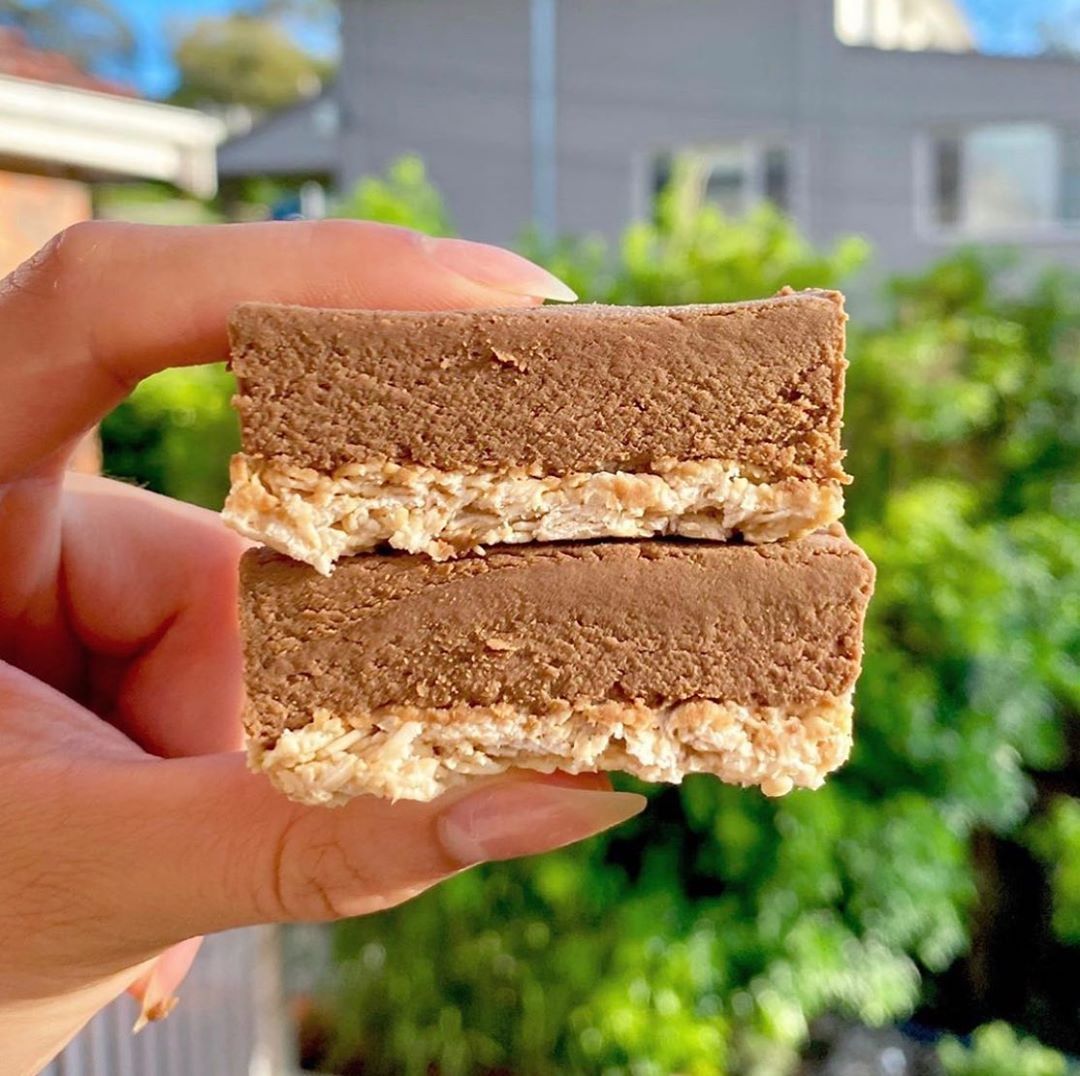 Easy No-Bake Chocolate Protein Slice