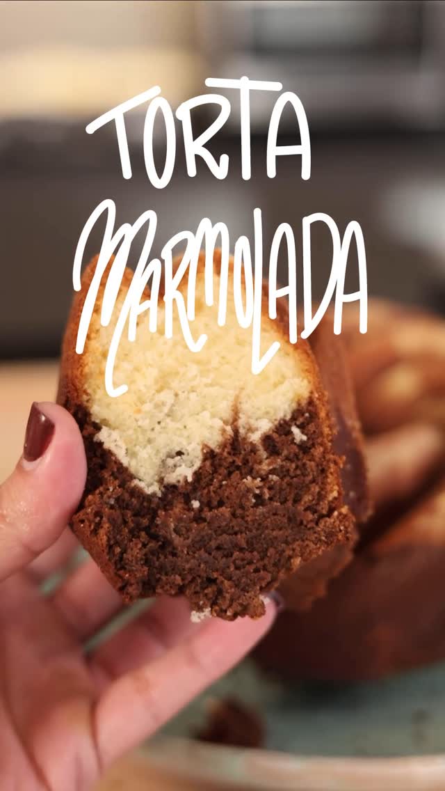 Marble Cake with Coffee and Chocolate