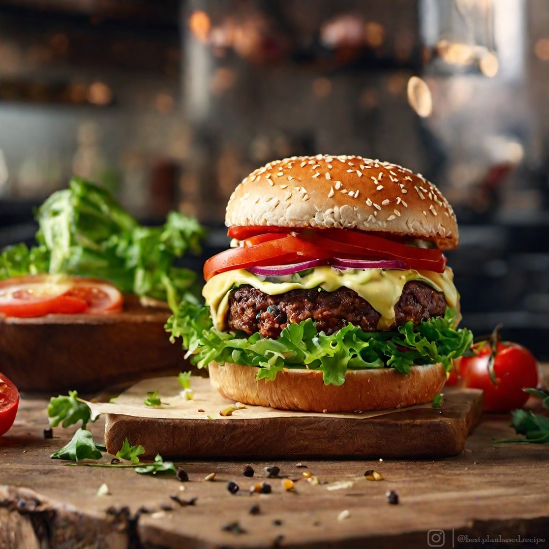 Vegan Black Bean Quinoa Burger