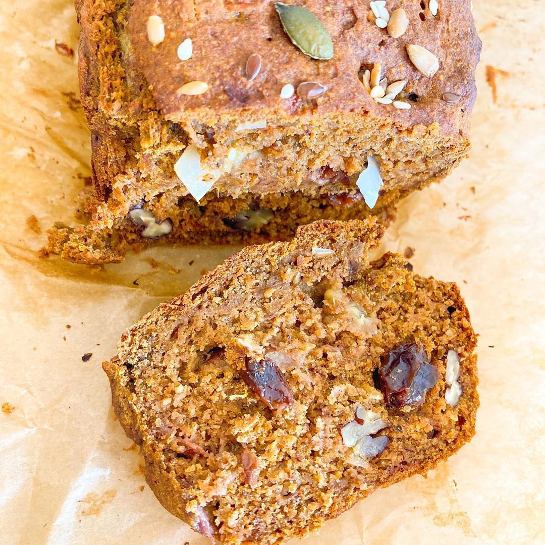 Pumpkin and Banana Fruit Loaf