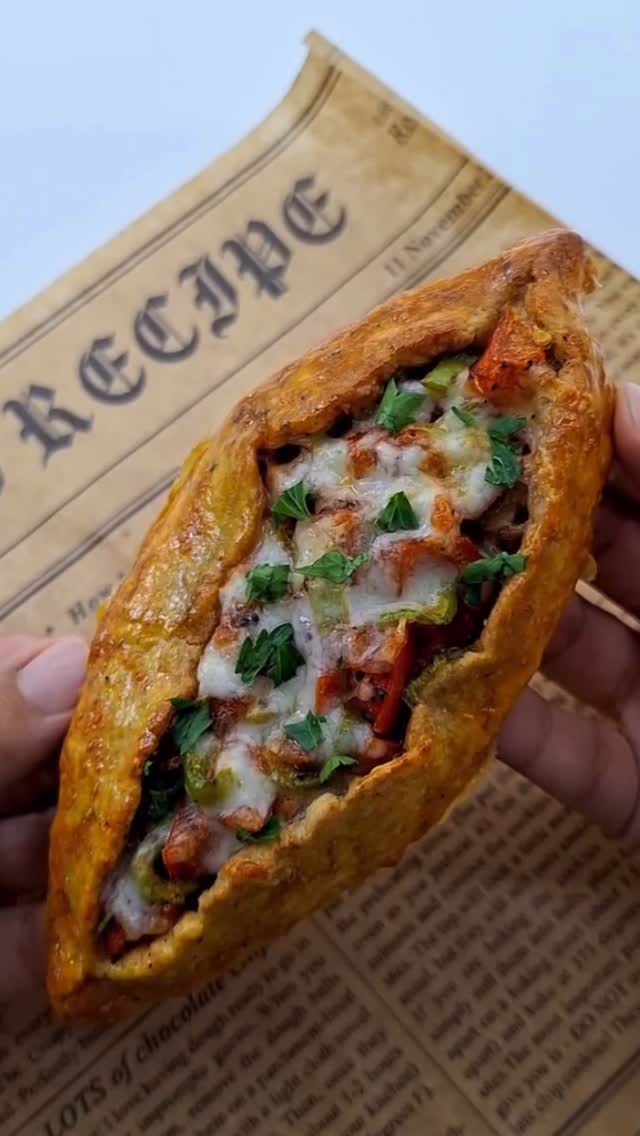 Healthy Turkish Oat Pide