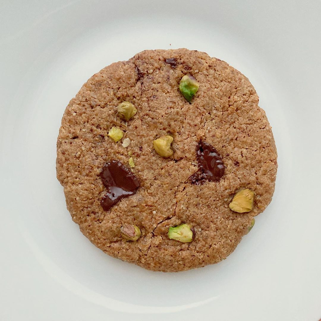 Dark Chocolate and Pistachio Fridge Cookies