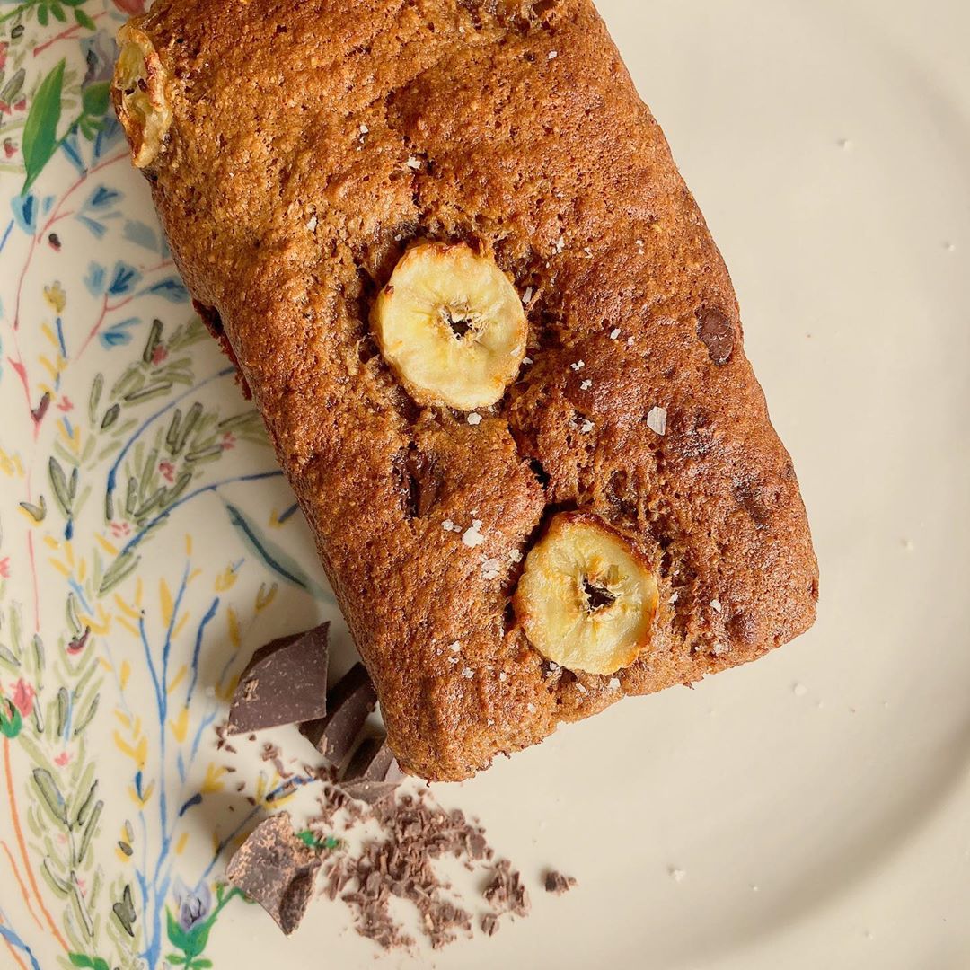 Sea Salt Peanut Chocolate Banana Bread