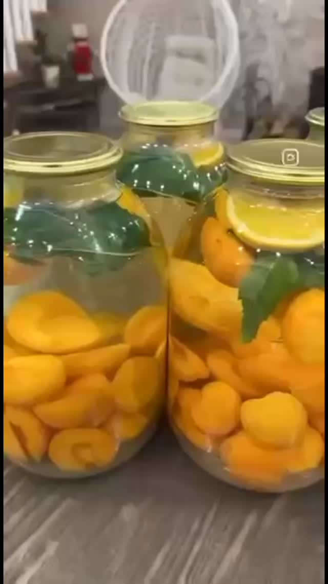 Apricot Compote with Orange and Mint