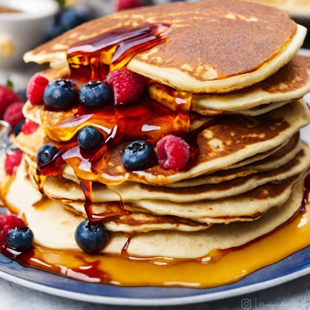 Easy Fluffy Vegan Pancakes