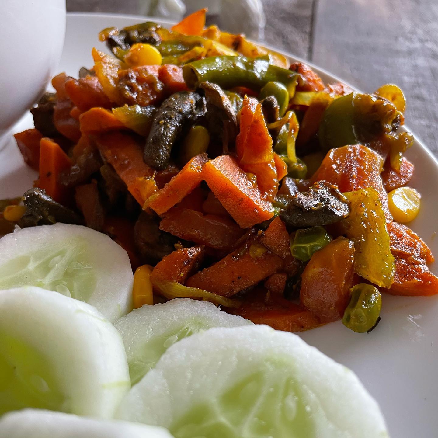 Indian Mixed Vegetable Stir-Fry