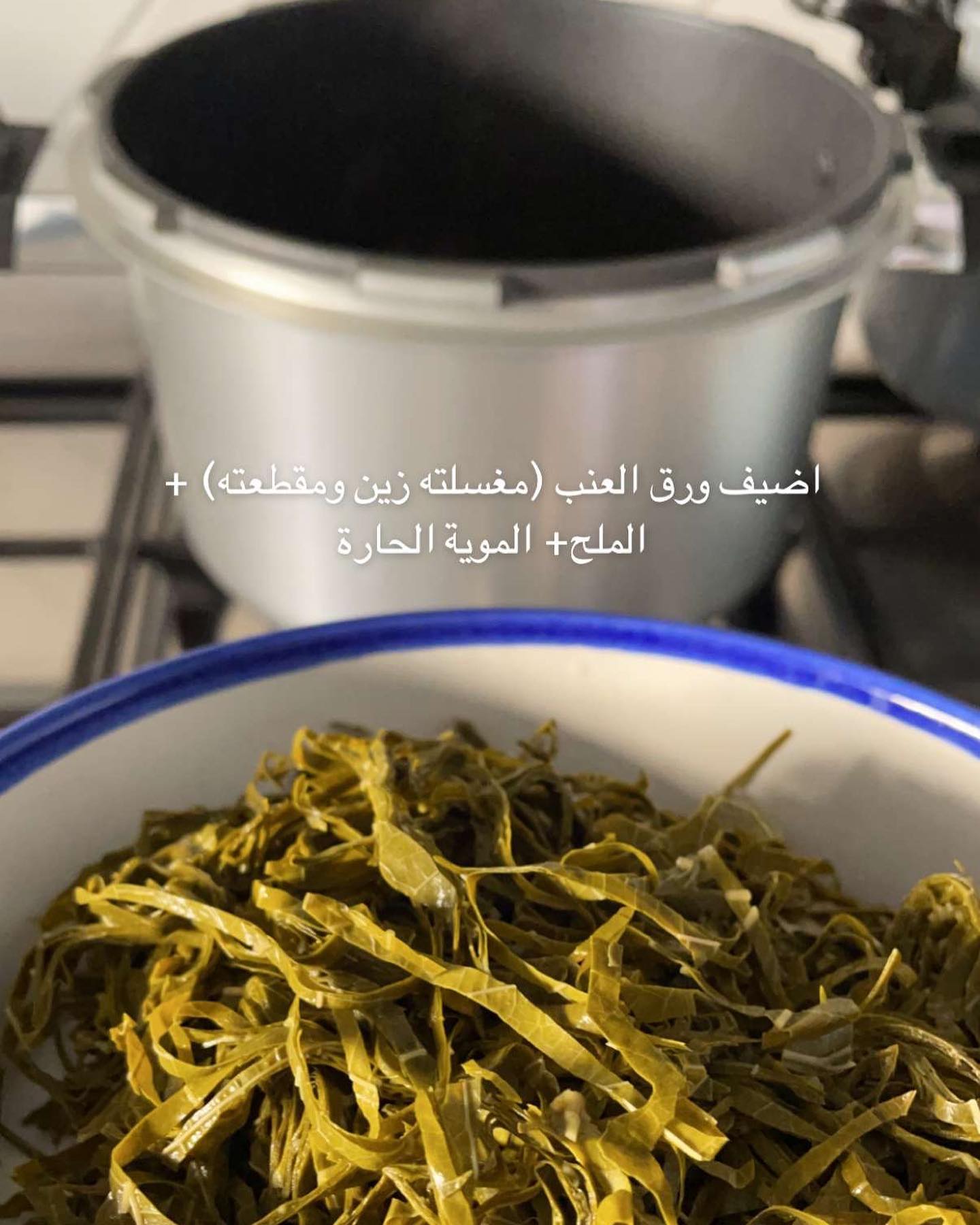 Fatteh with Grape Leaves