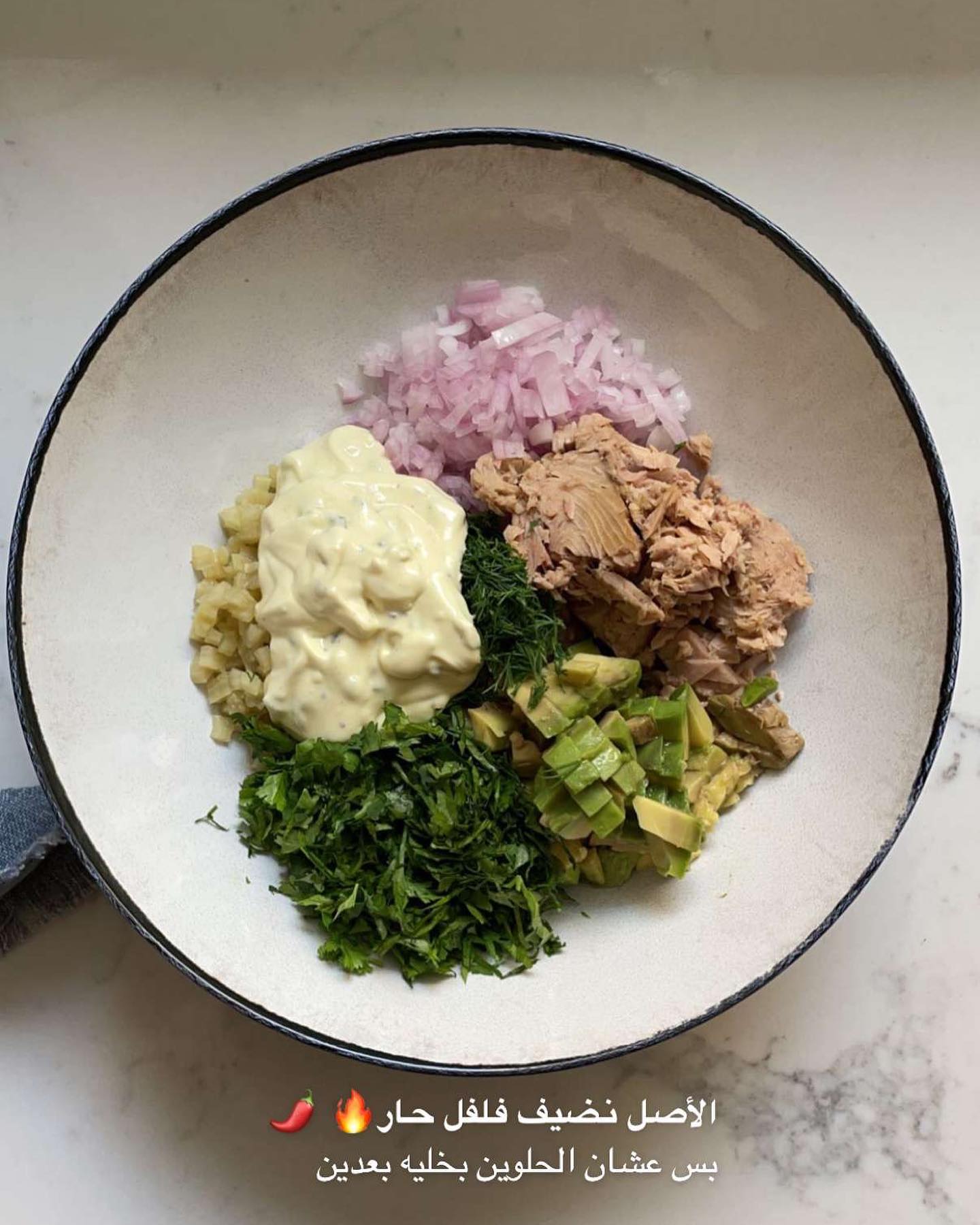 Tuna Sandwich with Avocado and Herbs