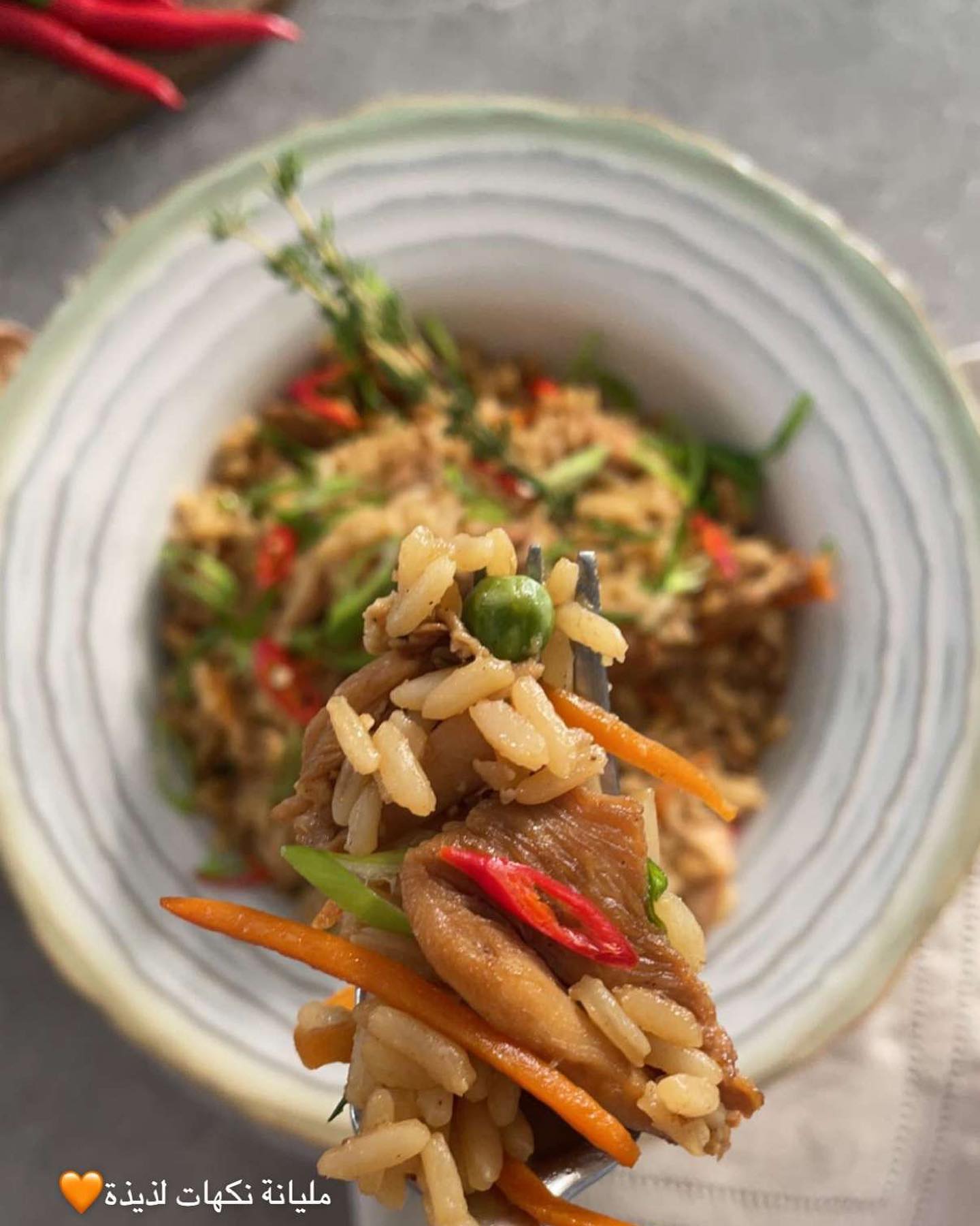 Chicken and Vegetable Fried Rice