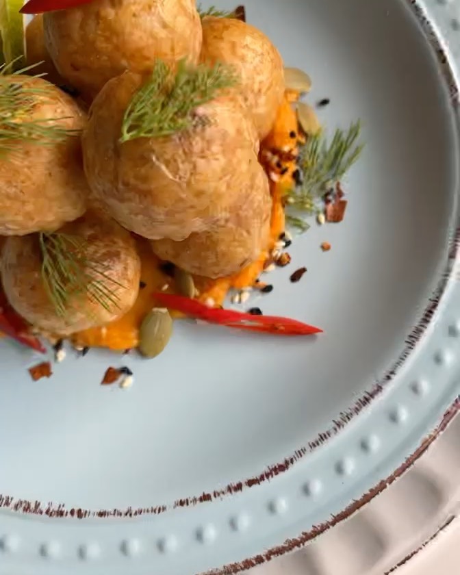 Chicken Puff Pastry Balls