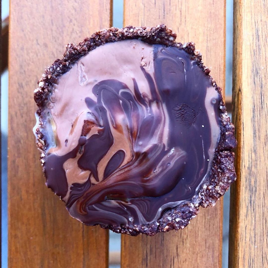Gooey Banoffee Peanut Butter Fudge Cup