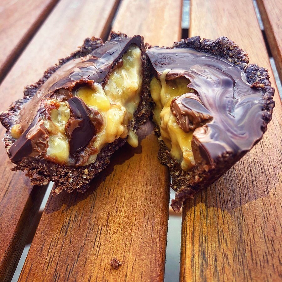 Gooey Banoffee Peanut Butter Fudge Cup