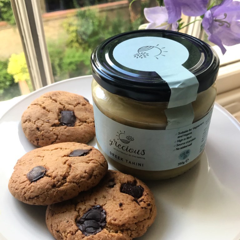 Easy Vegan Tahini Cookies with Maple Syrup