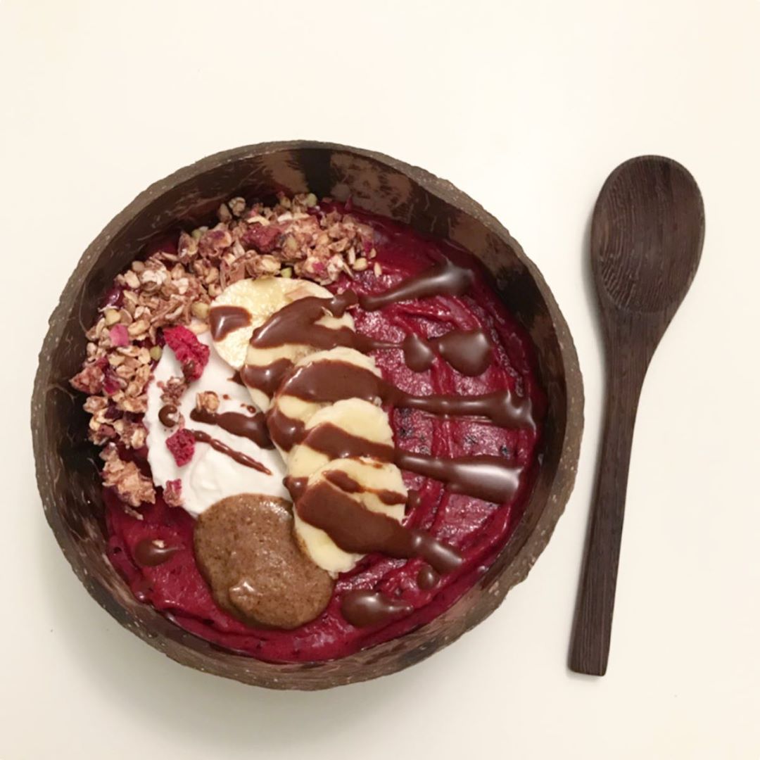 Frozen Fruit Protein Smoothie Bowl