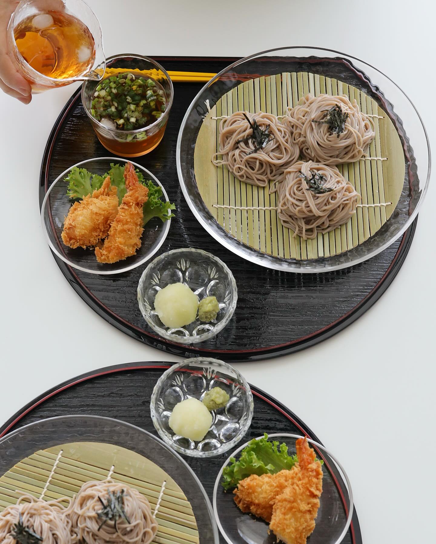 Cold Buckwheat Noodles with Sesame and Tsuyu